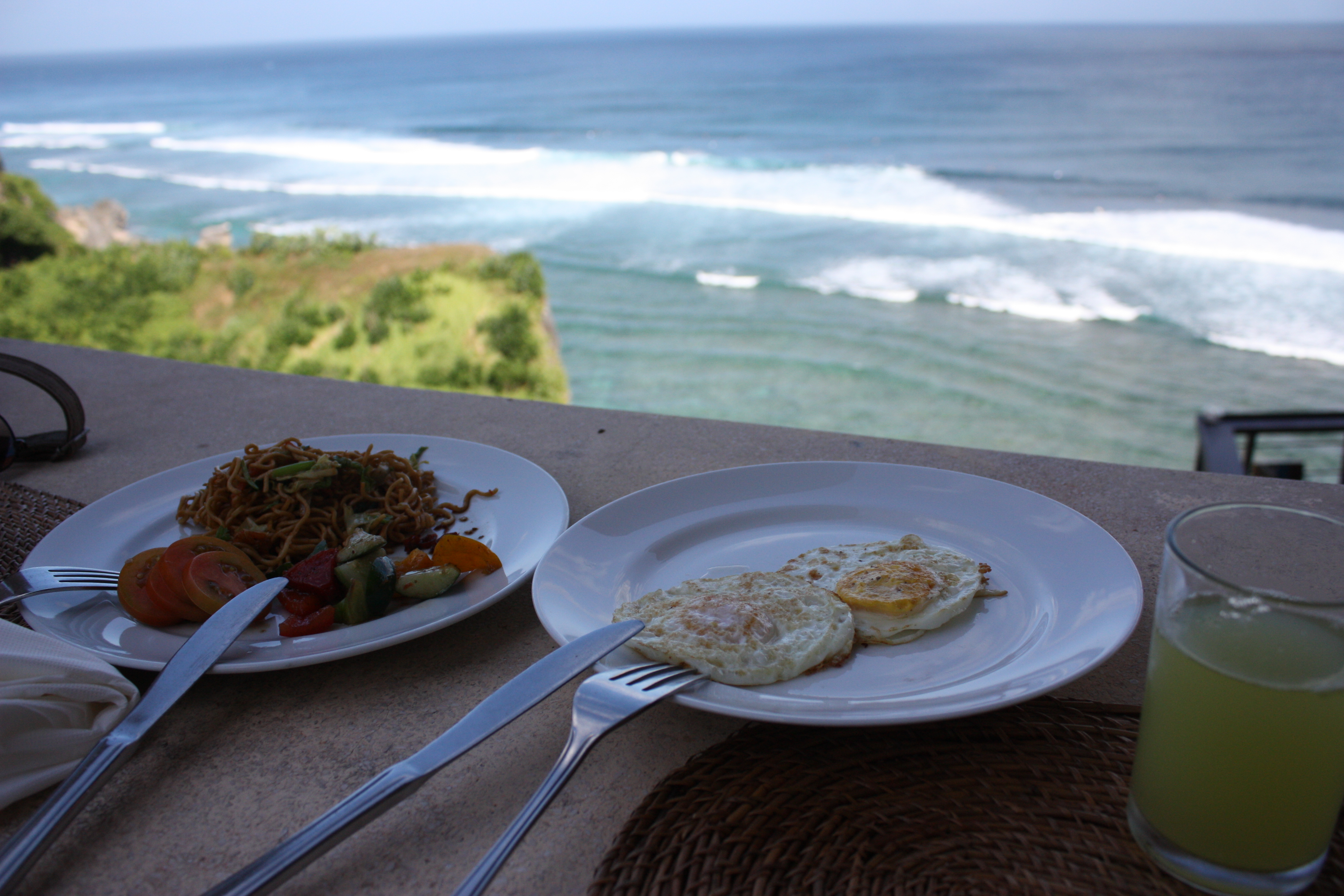 Breakfast at Blue Point Bay Villas